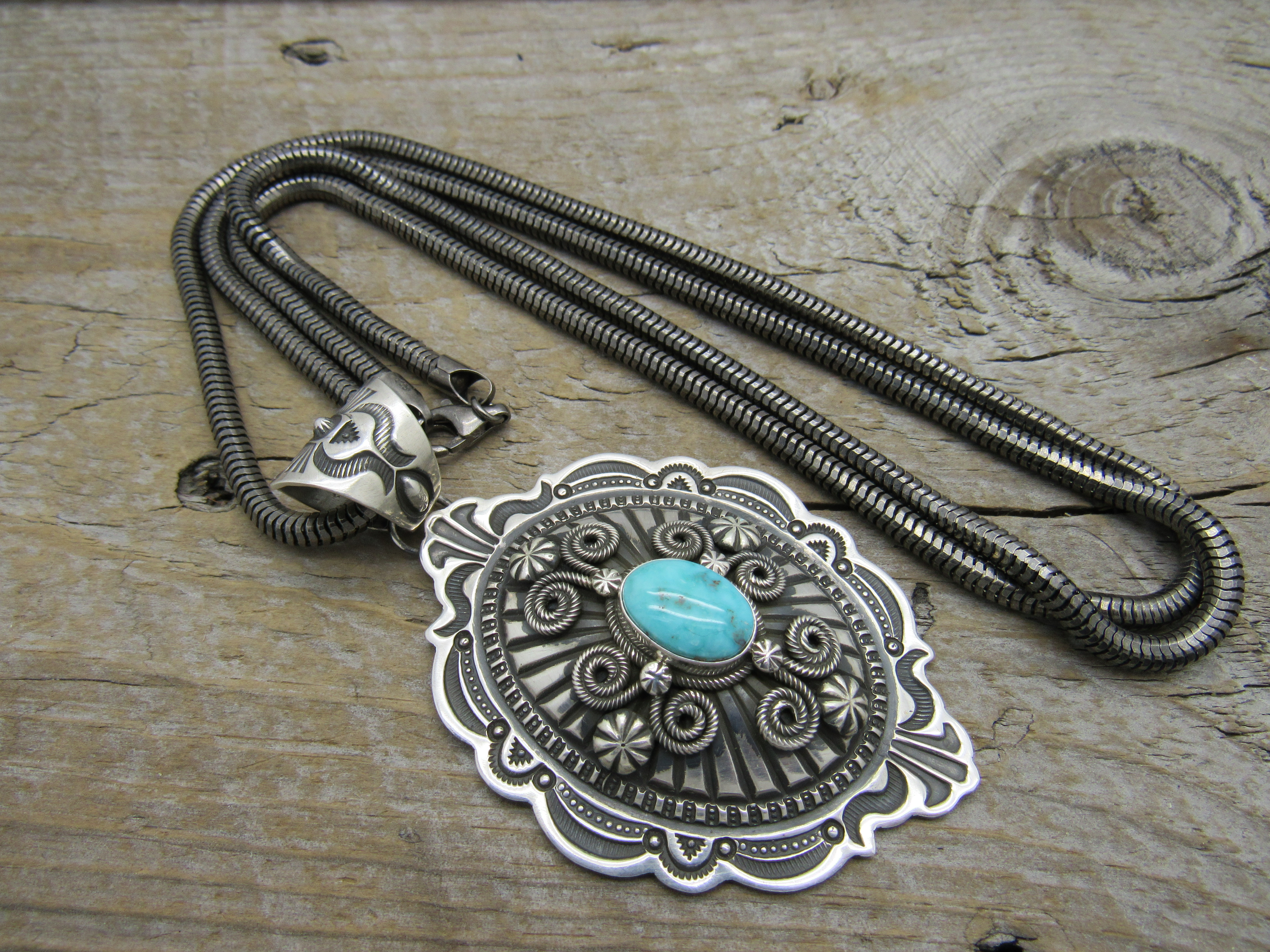 Valley Blue Turquoise Pendant